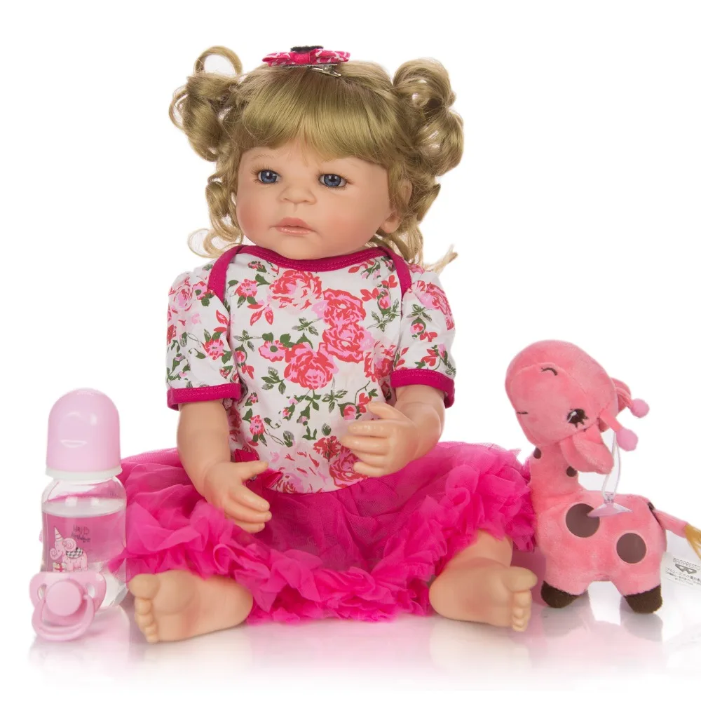 Кукла reborn menina игрушка силикон винил тело Bebe Reborn детские куклы 55 см реалистичные