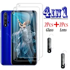 4-в-1 Honor20 Защитная пленка для экрана из закаленного стекла для Huawei Honor 20 Pro 20pro Xonor View20 V20 Защитная пленка для объектива камеры