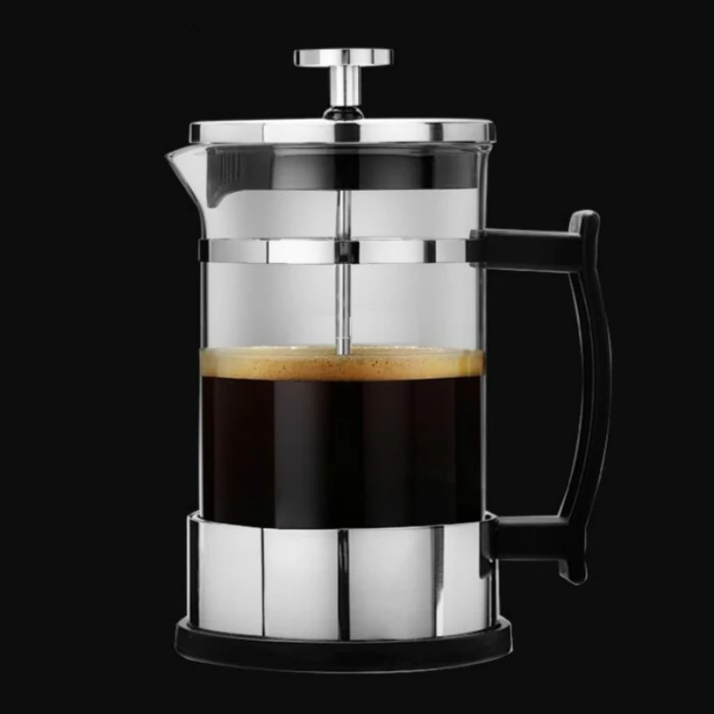 350 мл двойная стена высокосиликатное стекло нержавеющая сталь французский пресс