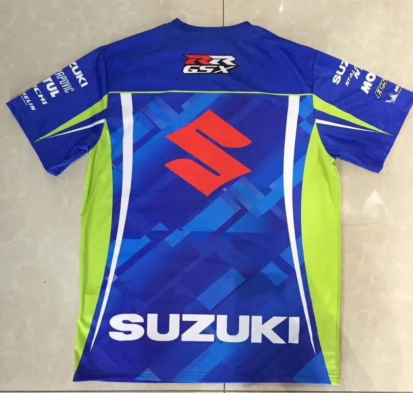 2019 мото для SUZUKI GSX GSXR мотоциклетная командная спортивная футболка новая