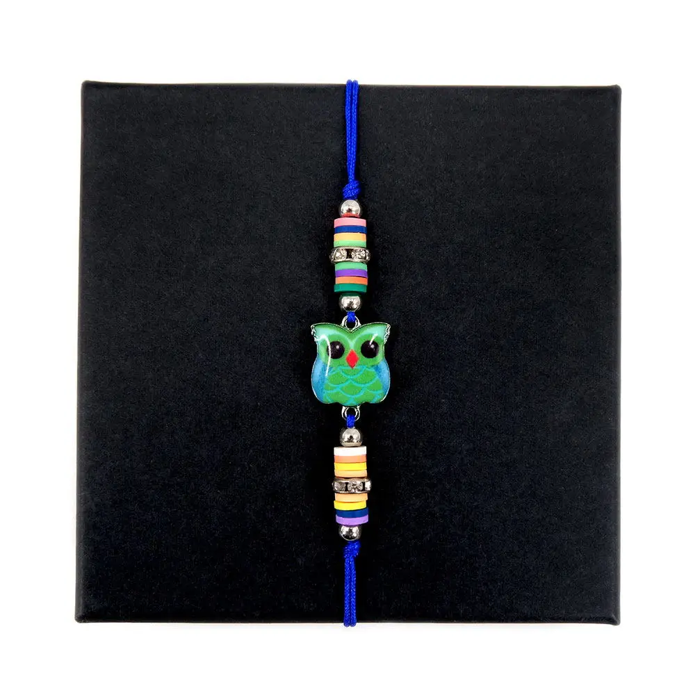 Ручной работы плетеный веревочный браслет цепочка Сова амулеты Браслеты с