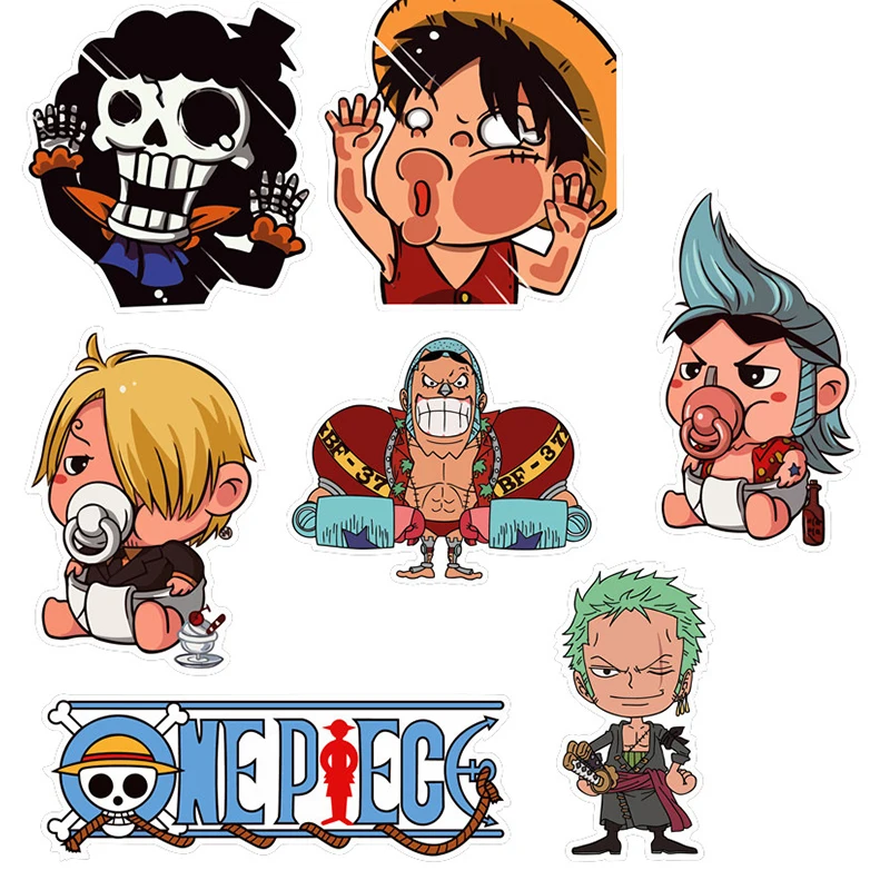 28 шт. аниме мультяшный цельный стикер для телефона наклейка скейтборда Рисунок