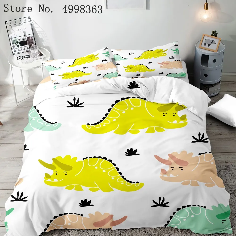 Комплект постельного белья динозавр рай Мир Юрского периода тираннозавр детский