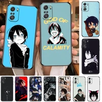 anime yato noragami phone case for xiaomi redmi 11 lite pro ultra 10 9 8 mix 4 fold 10t black cover silicone back prett
