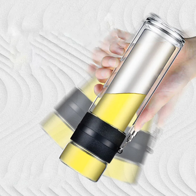 Двойная стеклянная разделительная чайная чашка для мужчин и женщин Мужская