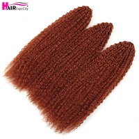 20 28 inch afro kinky twist crochet braids hair ombre braiding hair extensions marly hair for women brown 613 hair expo city
