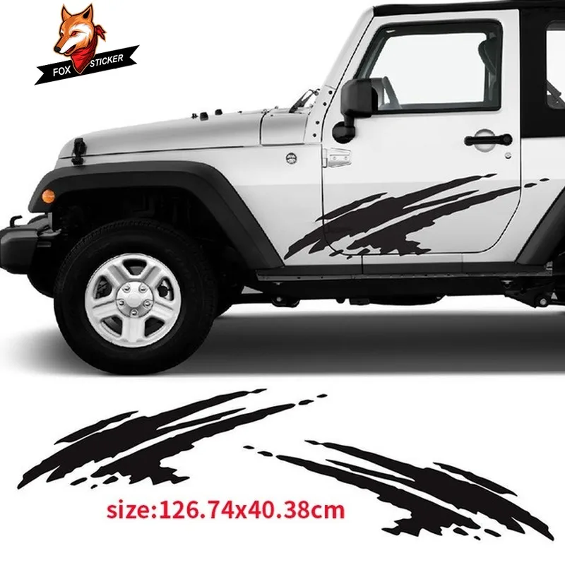 

Виниловая наклейка «брызги» для Jeep Wrangler, 2 шт.