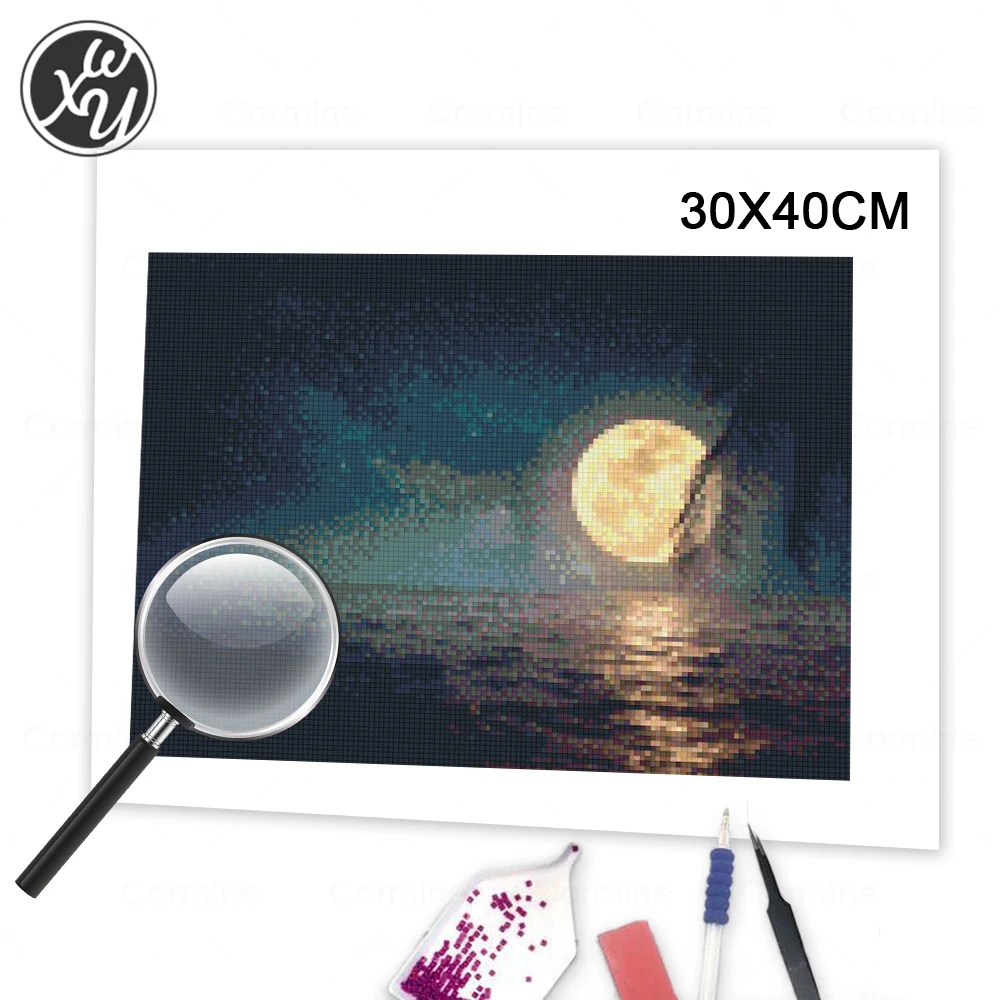 Набор для алмазной вышивки Луна | Дом и сад