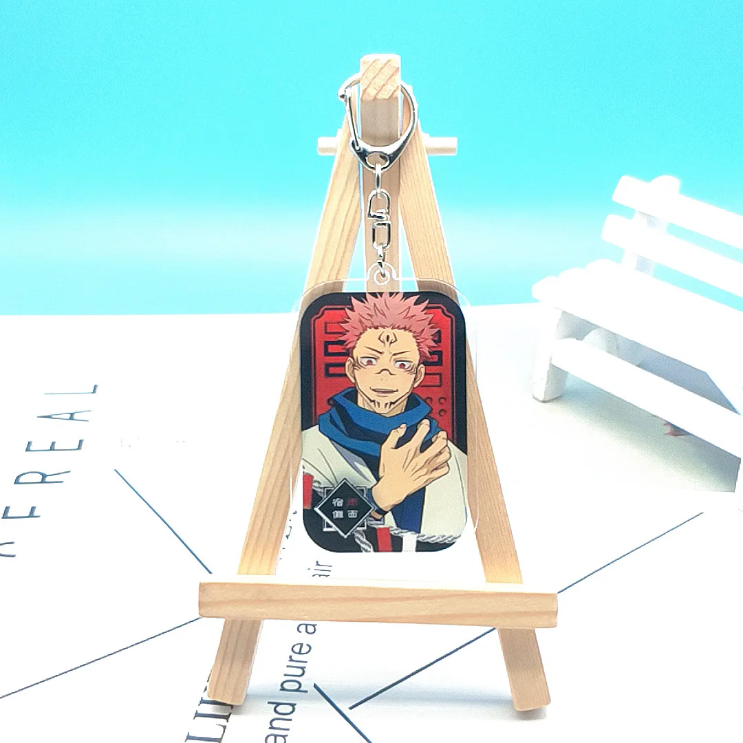

Japanese Anime Jujutsu Kaisen Keychain Creative Acrylic Backpack Accessories Bag Decoration Car key Pendant New Product Hot Sale