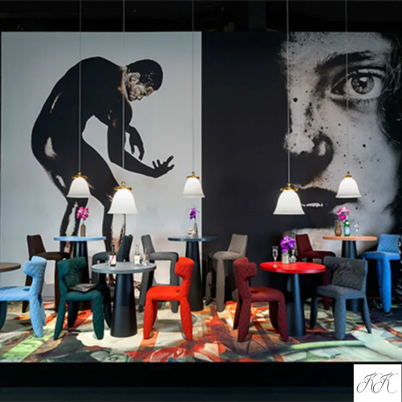 Голландская люстра Moooi со стеклянной лампой с одной головкой креативная лампа