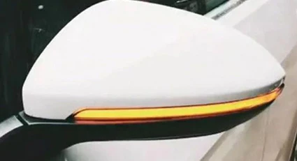 Orginal Yellow Автомобильные аксессуары для VW Golf 7 MK7 GTI R GTD динамический мигалка светодиодный сигнал поворота кристалл для Lamando TouranL боковое зеркало сигнальная лампа - Испускаемый цвет: Orginal Yellow