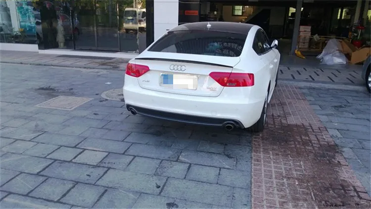 Спойлер для Audi A5 2007-2014 C спойлер ACKXV из АБС-пластика автомобильное заднее крыло