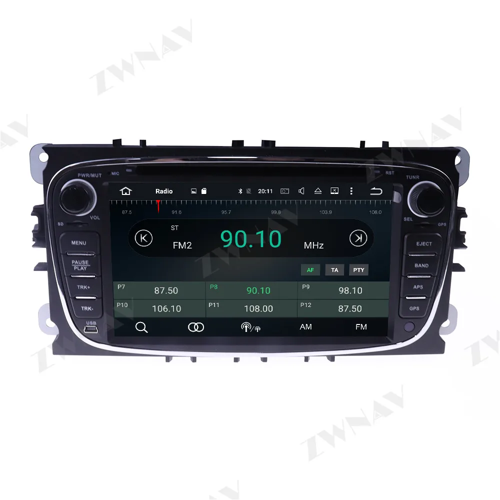 Автомобильный мультимедийный плеер Android 9 0 для FORD/Focus/Mondeo/S MAX/Galaxy Stereo Navi Radio stereo Touch