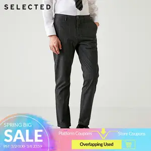 Мужские повседневные брюки из чистого хлопка в клетку, мужские повседневные брюки, размер S  418314507