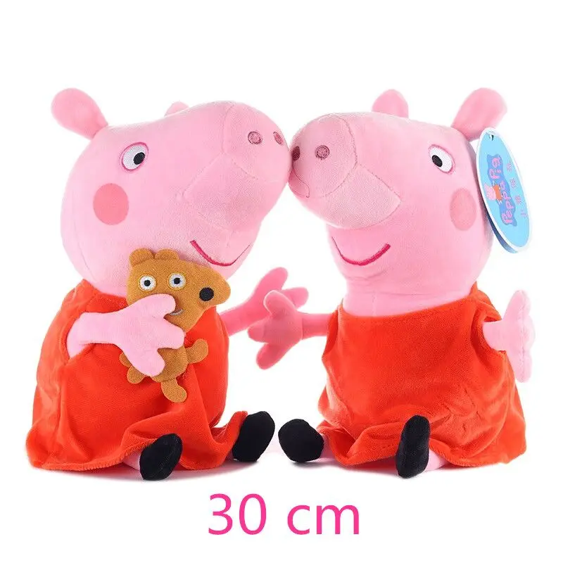 Аутентичные Поступление Милая модная 30 см в виде розовой свинки для девочек