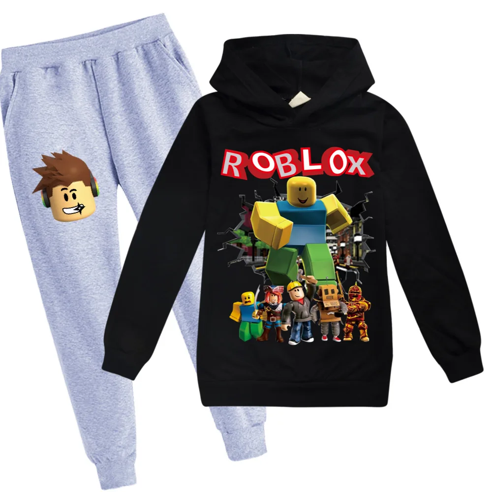

Autumn Chid Boy Clothes Set Kids Robloxing Birthday Suit Girls Tracksuits Sport Suits Hoodies Top+Pants Set Children 2-16 Years