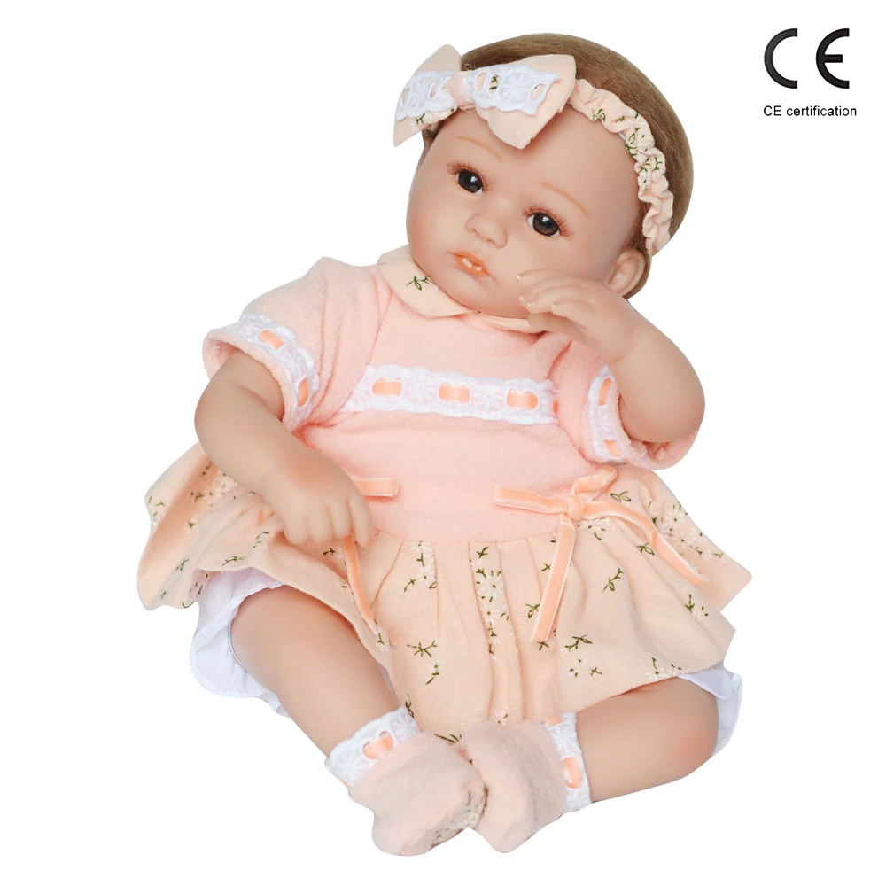 45 см Реалистичная кукла Reborn Baby Doll Очаровательная bebes reborn corpo de silicone inteiro Детская