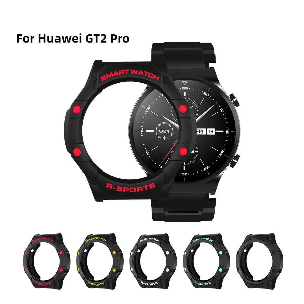 

SIKAI 2021 New Case For Huawei GT2 Pro TPU Shell Screen Protector Cover Band Strap Bracelet for Huawei GT 2 Pro Watch