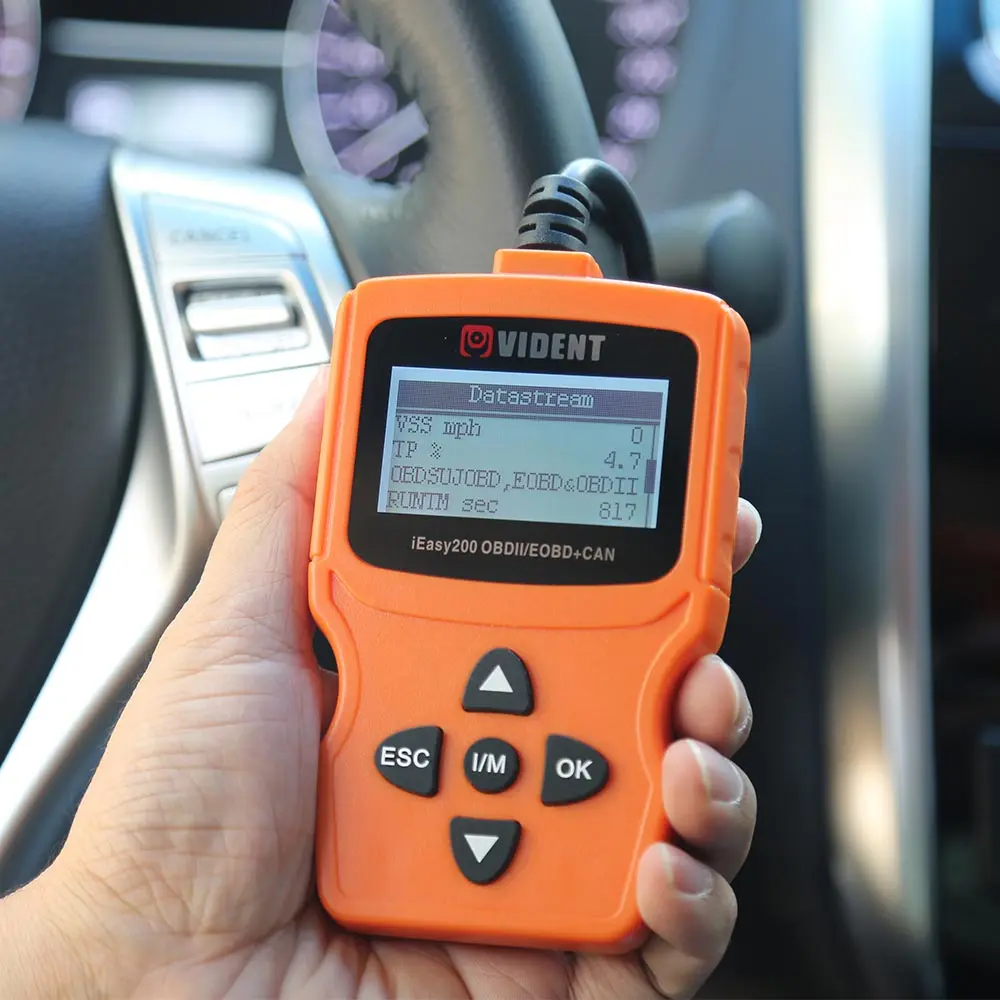 VIDENT easy200 OBDII/EOBD+ CAN кодовый ридер мощный инструмент для проверки транспортного средства светильник двигателя