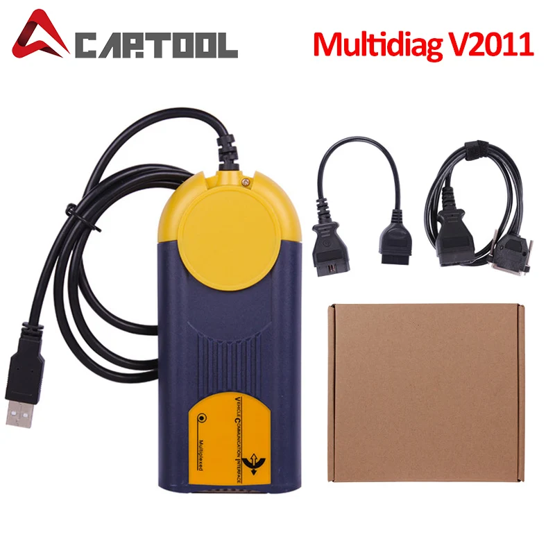 Автомобильный диагностический инструмент multidiag V2011 Multi-Di @ g Access J2534 Pass-Thru OBD2 сканер