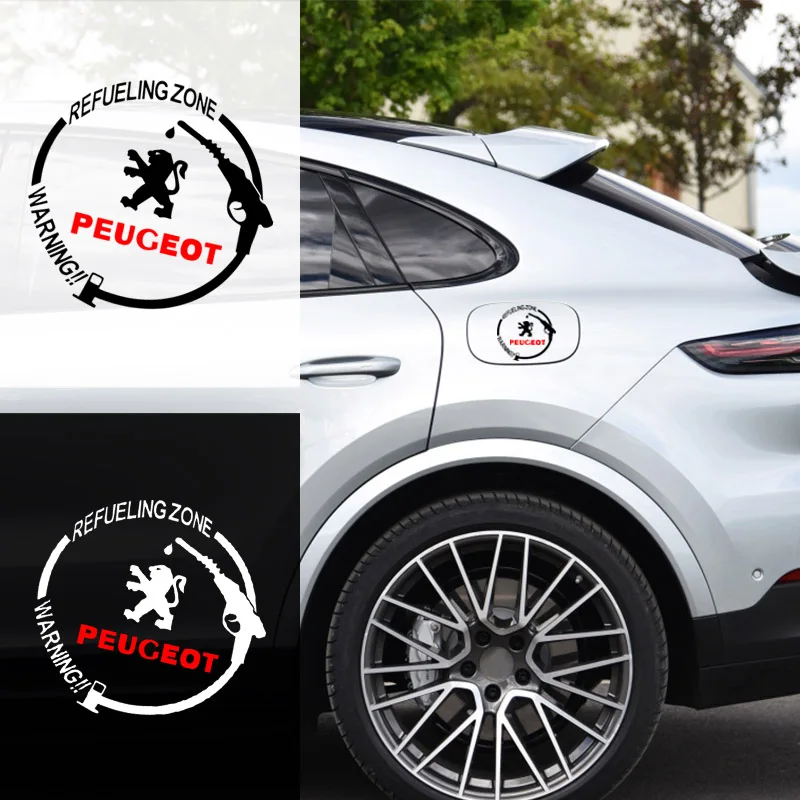

Car fuel tank cover body sticker decoration configuration For PEUGEOT 106 206 306 406 107 207 307 407 301 308 2008 3008 products