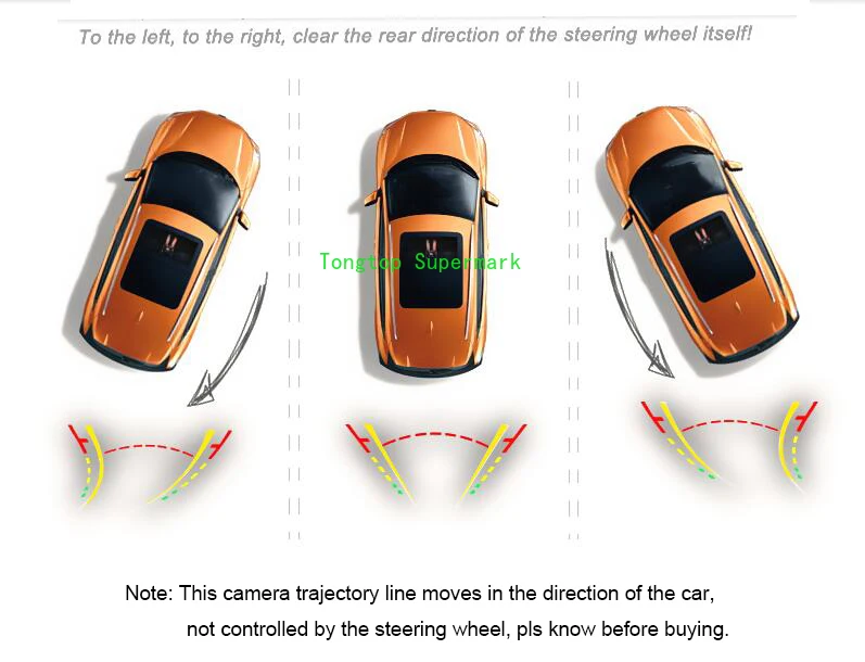 

CCD Dynamic Trajectory Parking Line Car Rear View Camera For Hyundai Verna Solaris Sedan For KIA FORTE 2009-2011