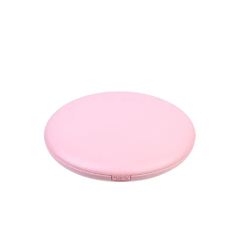 

LED Lighted Mini Circular Makeup Cosmetic Mirror Foldable 10X Magnifying Round Lighting Mirrors Compact Travel U2JD