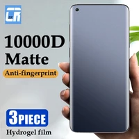 3pcs no fingerprint matte hydrogel film for oppo reno 6 pro 5 lite a53s a95 a94 a35 a54 a74 screen protector reamle q3 x2 gt neo