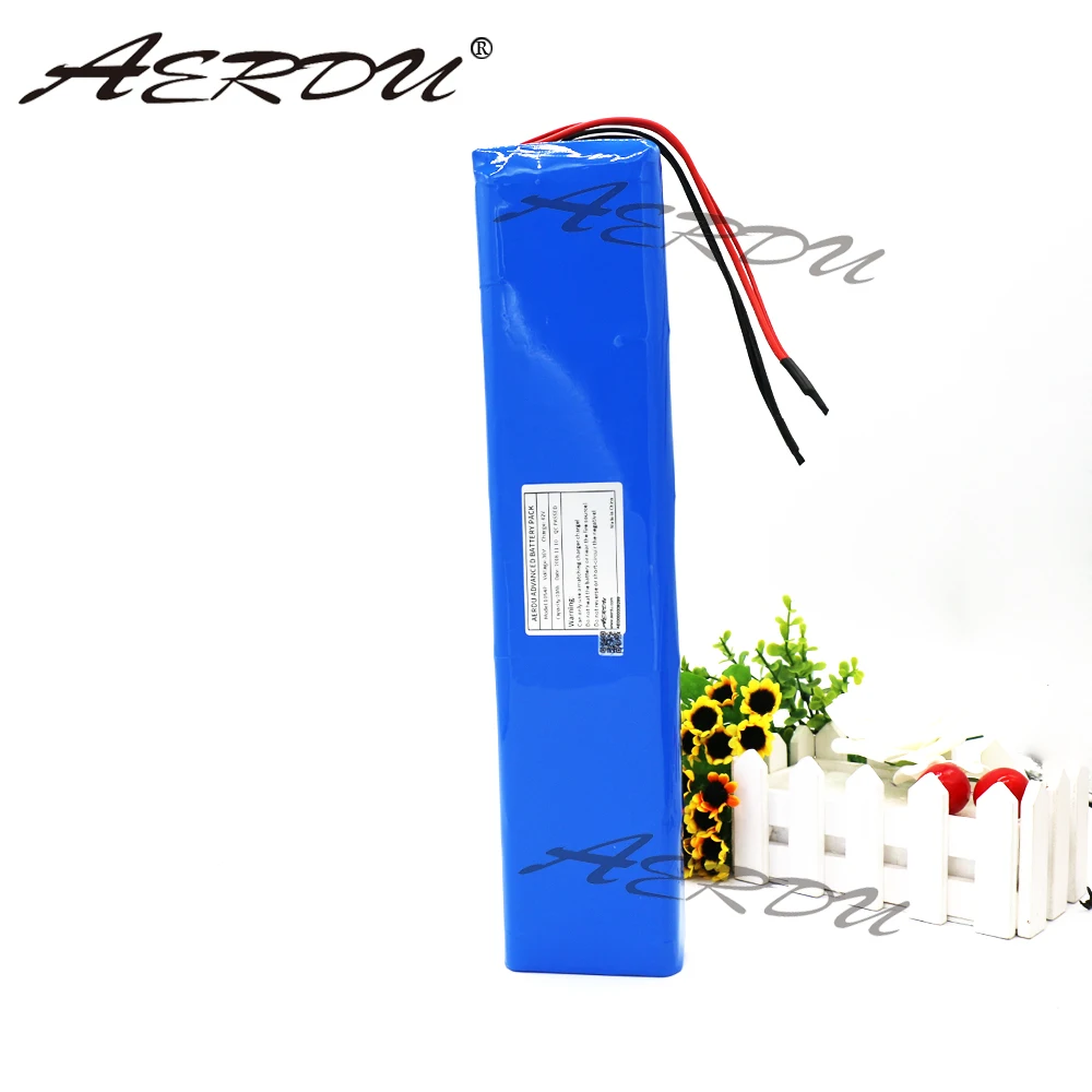 AERDU 36V 10S4P 10Ah 42V 18650 Strip lithium ion battery pack For ebike electric car bicycle motor scooter with 20A BMS 600Watt