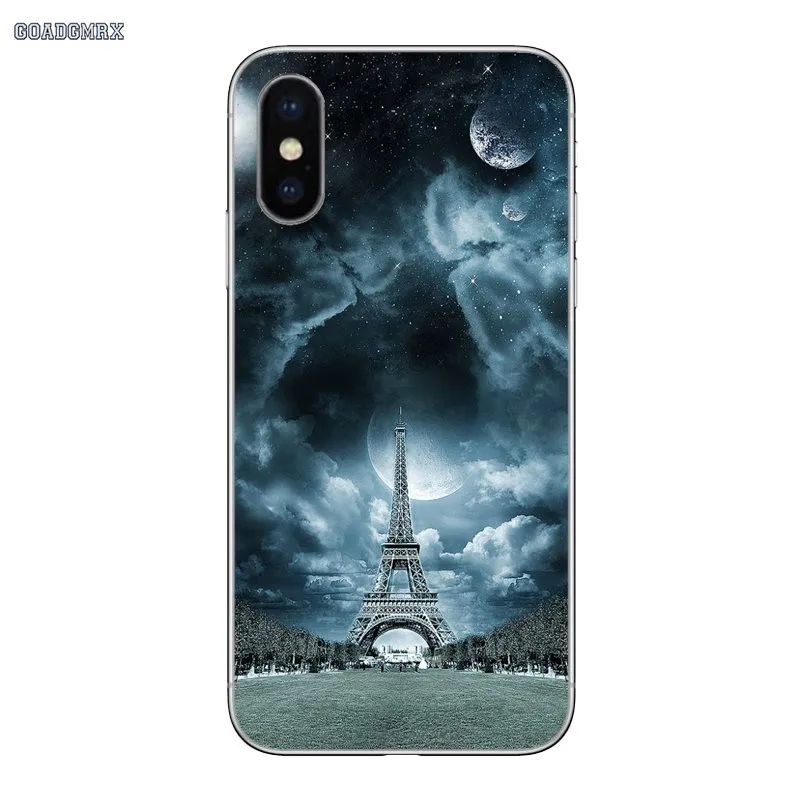 Soft Transparent Shell Covers Paris France Eiffel Tower For iPhone 11 X XR XS Pro MAX 4 4S 5 5S SE 5C 6 6S 7 8 Plus | Мобильные