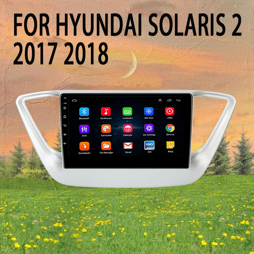 

Автомагнитола на Android 10 для HYUNDAI SOLARIS 2017 2018 с GPS и DSP-навигацией