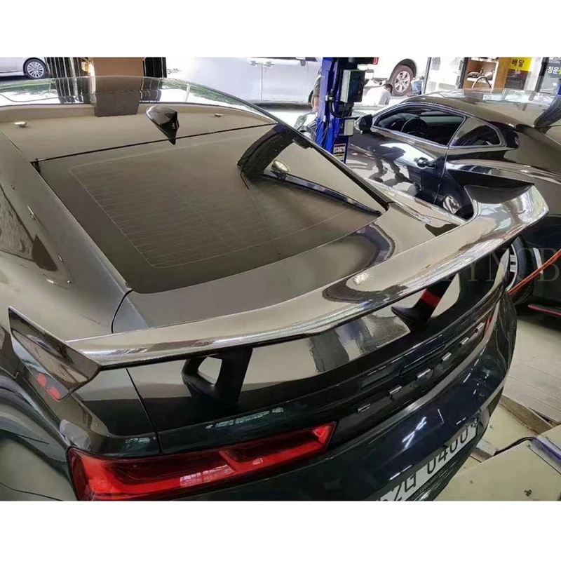 Черный спойлер на заднюю крышку багажника в стиле ZLE подходит для Chevrolet Camaro 2016 2017