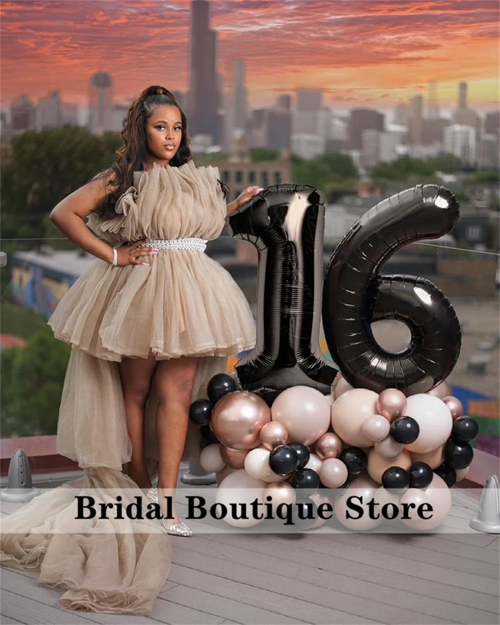 

Tulle African Prom Dresses 2022 Court Train Short Mini Cocktail Party Dress for Black Girls Graduation Gala Gowns