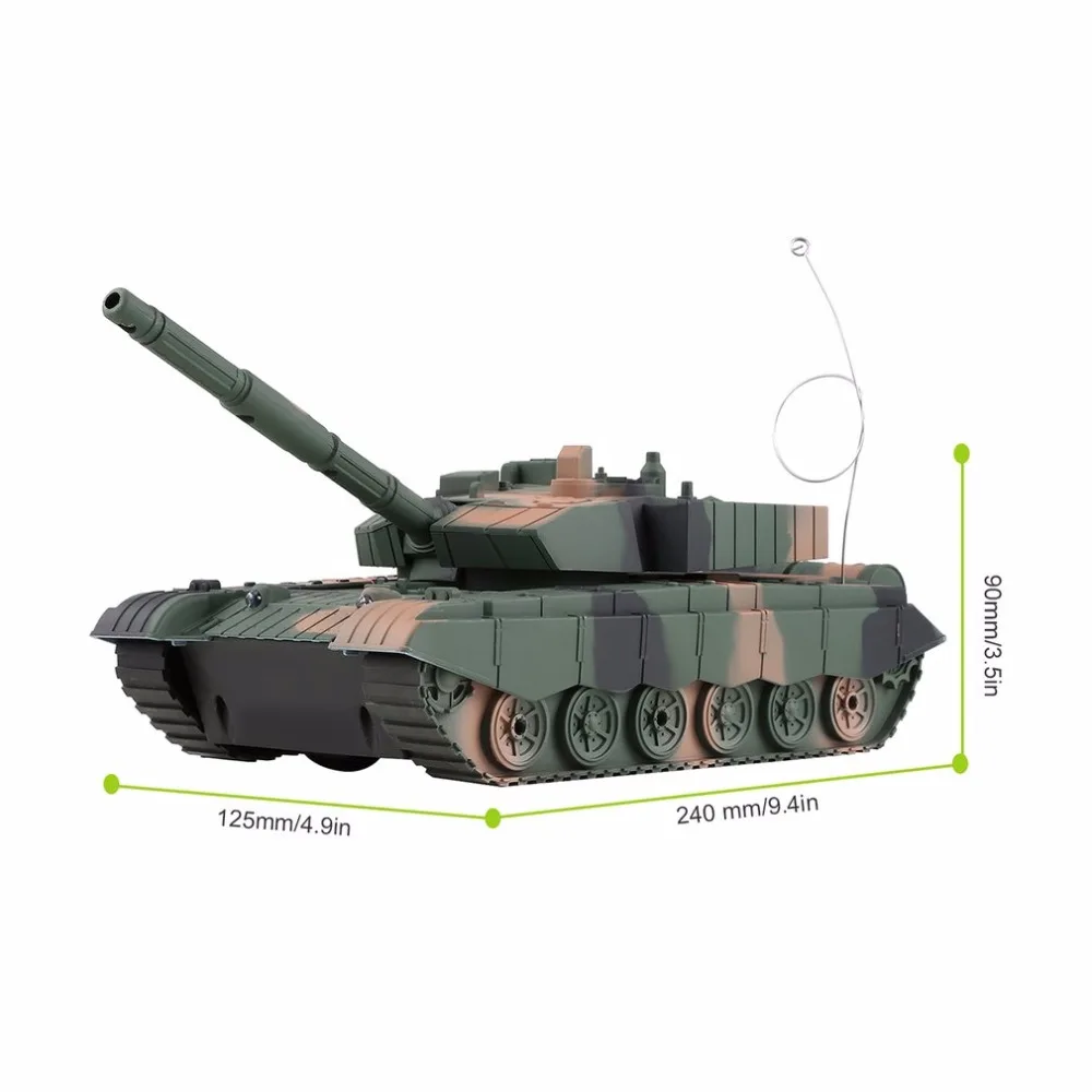 1:20 4CH силовой танк на радиоуправлении военный автомобиль бронированный боевой танк револьверный вращающийся светильник и музыка радиоуправляемая модель