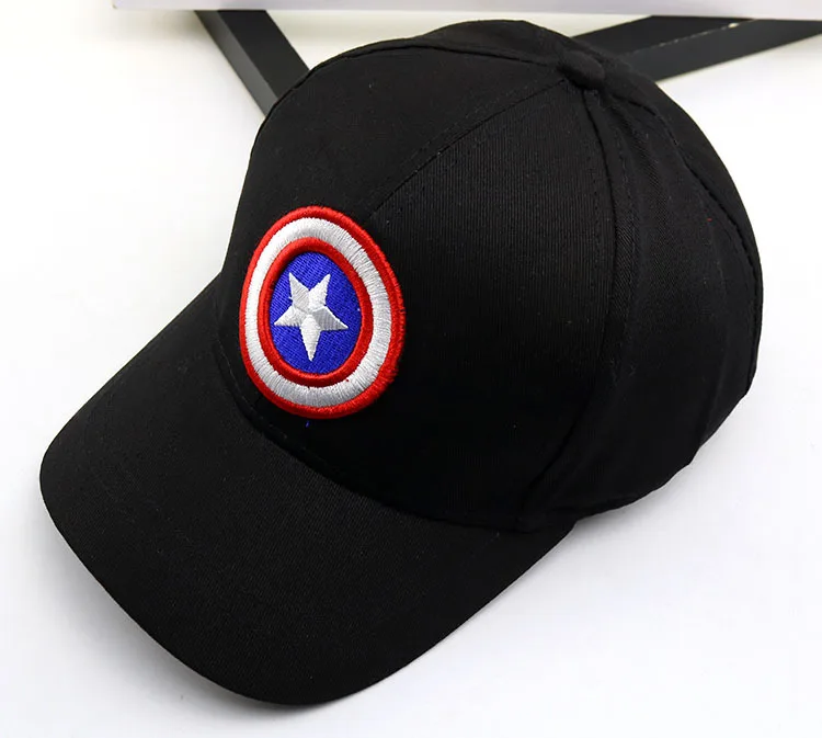 Капитан Америка детская бейсбольная кепка головные уборы с застежкой Gorras Beisbol Кепка для мальчика девочки петтен дети сетки Камо на заказ шляпа T811