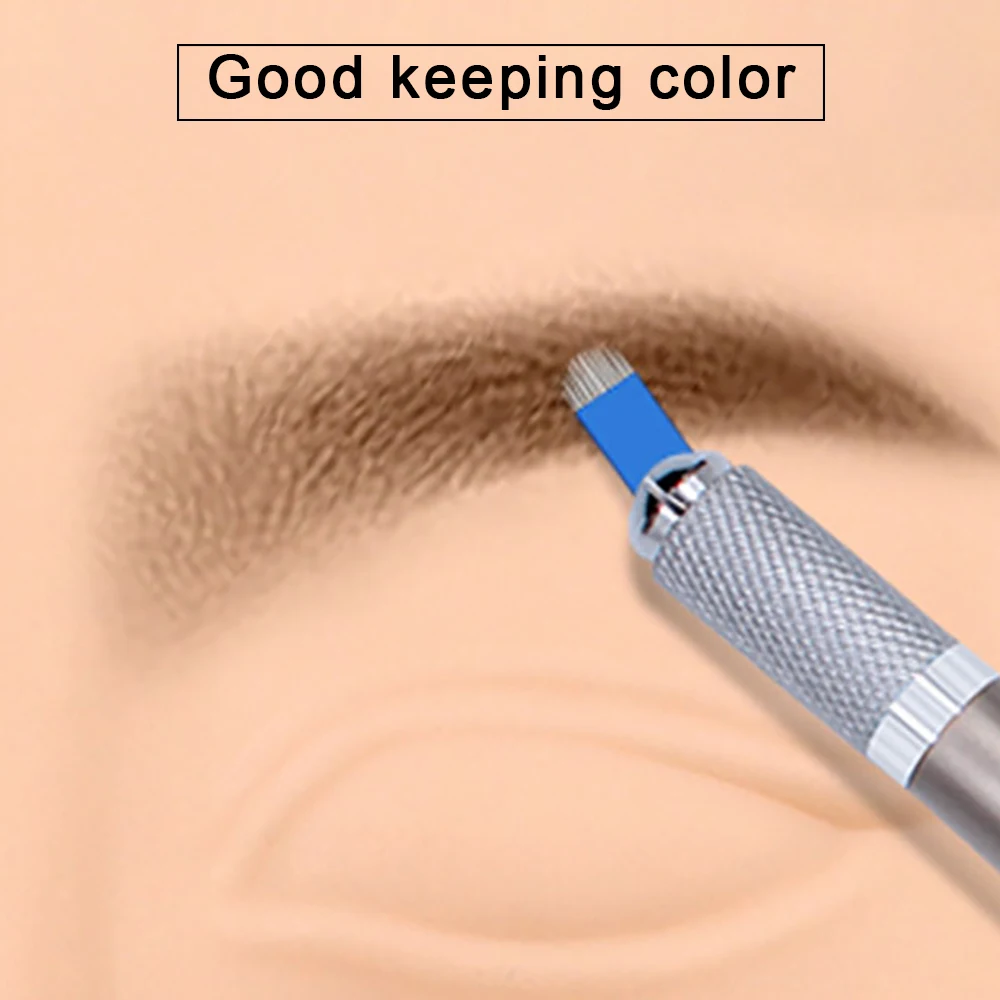 20 шт. перманентные иглы для макияжа ручные бровей лезвия 3D вышивки микроблейдинг