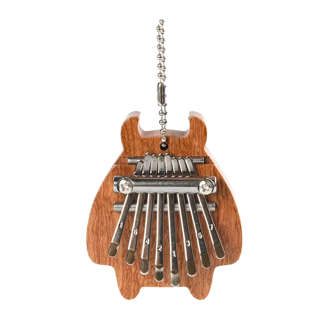 

Portable Thumb Piano Solid Wood Kalimba Instrument 8 Keys Mini Thumb Piano Musical Instrument for Beginner Piano