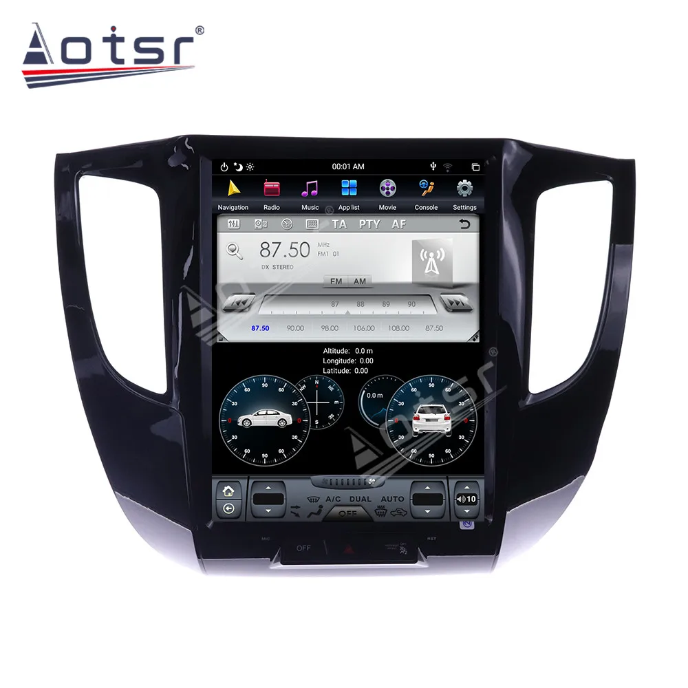 Tesla экран Android 9 64 Гб PX6 Автомобильный мультимедийный плеер для Mitsubishi Triton L200 2016 2019