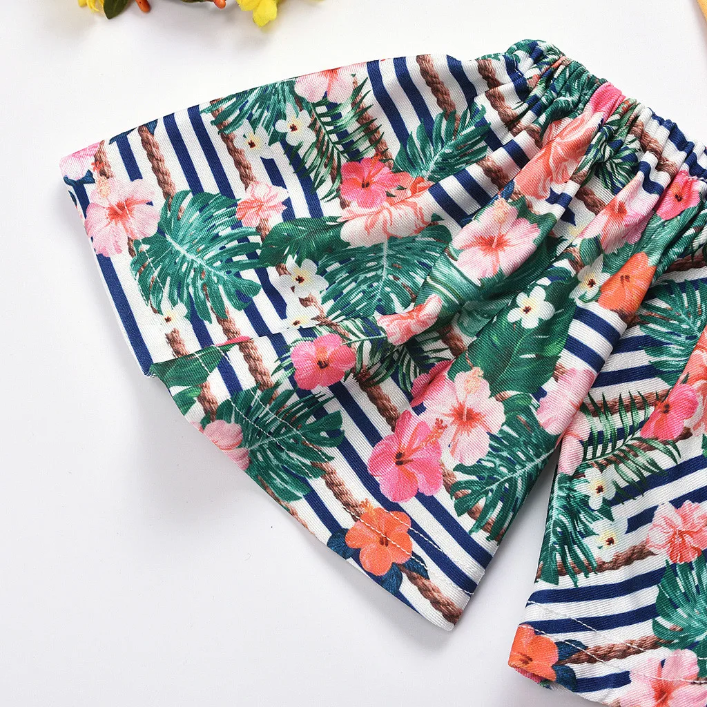 Детские купальники для маленьких девочек милый купальник с оборками комплект