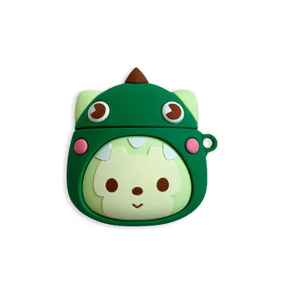 CD-11 Мультфильм Аниме one piece Тони Чоппер брелок корпусы гарнитурные для Apple Airpods 2 силиконовый защитный чехол Чехлы Брелок - Цвет: CD-11