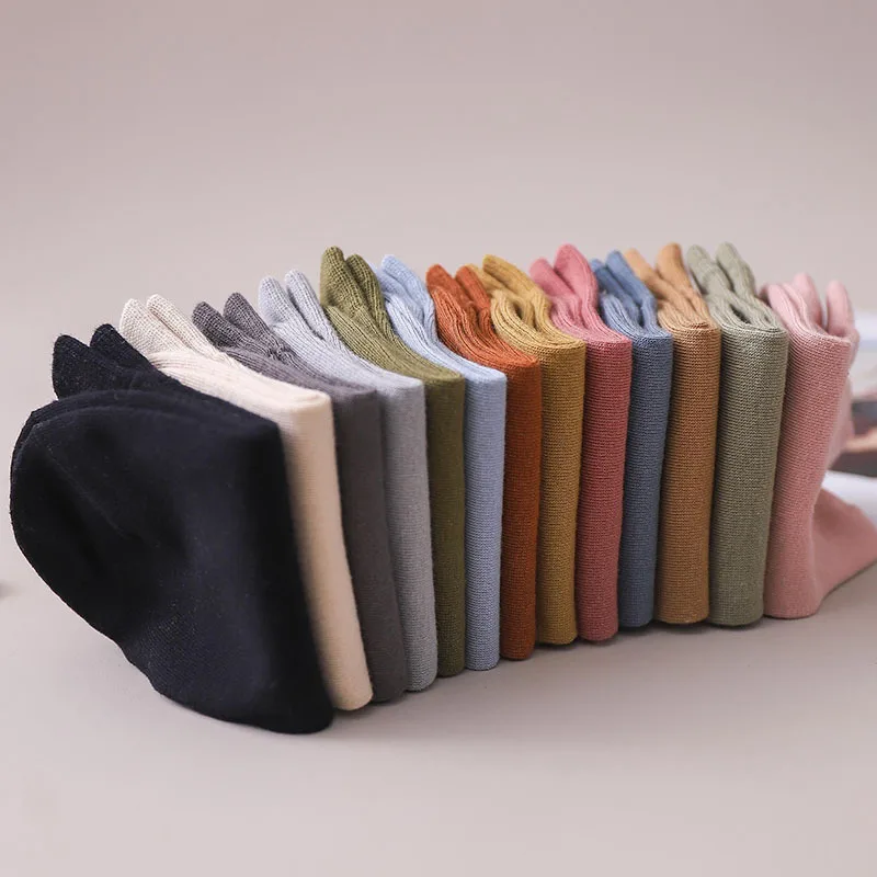 New Women Comfortable Stripe Cotton Socks Slippers Short Ankle in Multicolor High Quality Fashion 2020 | Женская одежда