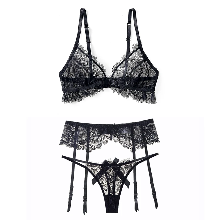 Эротический Ультратонкий комплект нижнего белья Wriufred бюстгальтер без стальных