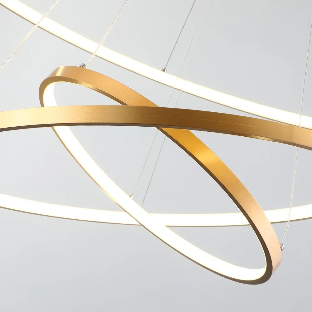 Современное Кольцо большого размера светодиодная подсветильник лампа сделай