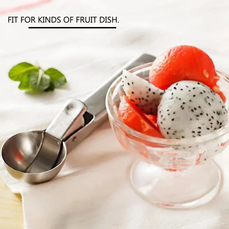 

Ложка для мороженого Meijuner, кухонный столовый прибор из нержавеющей стали, не прилипает, для фруктов, домашнего торта