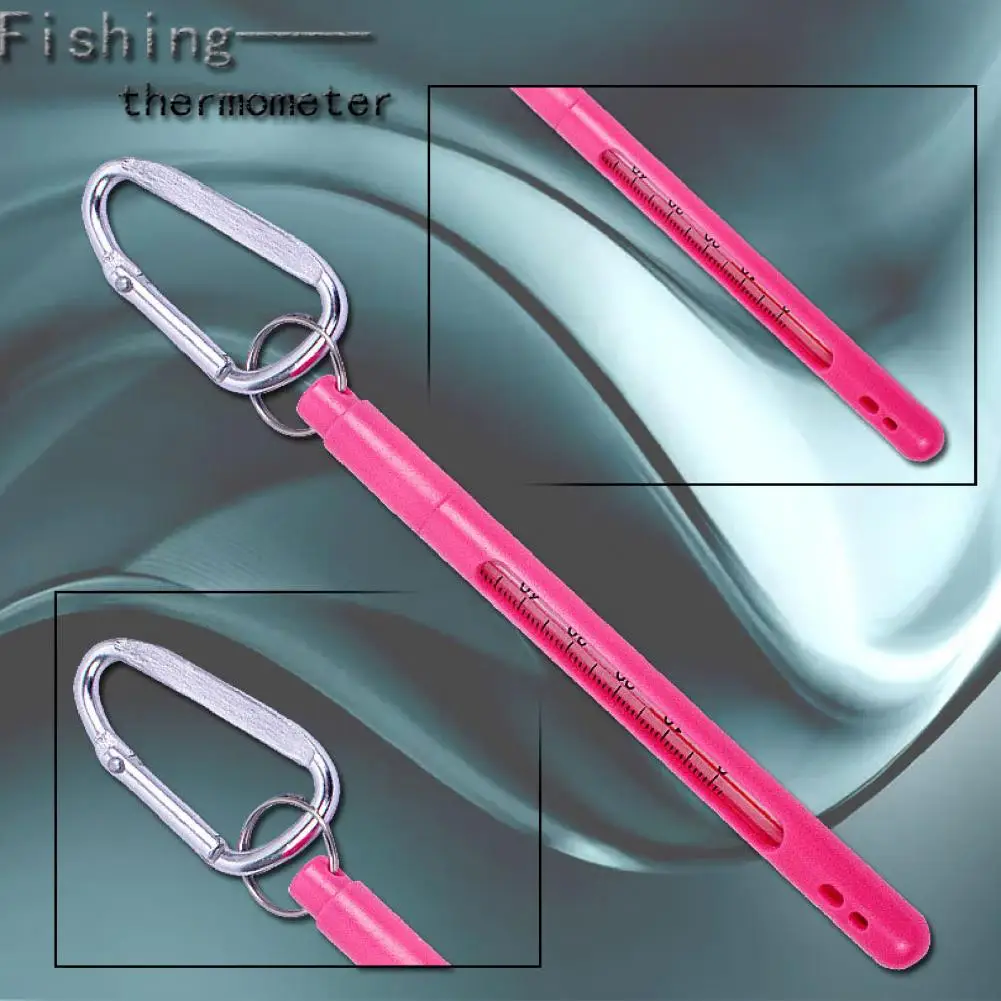 Практичный рыболовный термометр с металлической пряжкой измеритель температуры