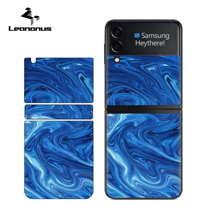 Пленка 3M для Samsung Z Flip3 5G Flip 3 чехлы пленки наклейки кожаные обои дизайнерские