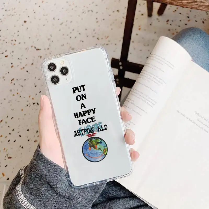 

Travis Scott Huncho Jack ASTROWORLD Phone Case Transparent soft For iphone 5 5s 5c se 6 6s 7 8 11 12 plus mini x xs xr pro max