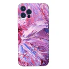 3D красочная Акварельная масляная краска, стикер для задней панели телефона iPhone 12 Pro Max 12 Mini 11 XS MAX XR 8 7 + SE2020