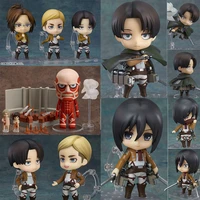 q anime attacks giant the strongest warrior levi and allen investigation team pvc movable toy model children for kid