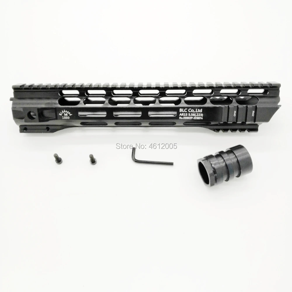 12 дюймов тактический MLOK трубчатое цевье супер тонкий ar 15 Handguard Quad Rail для M4 M16